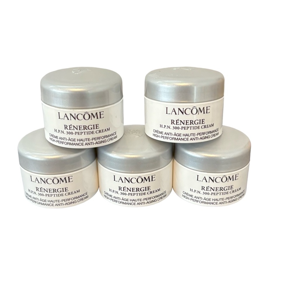 5 Lancome Renergie HPN 300 Peptide Cream 0.16oz 5ml Travel Size New